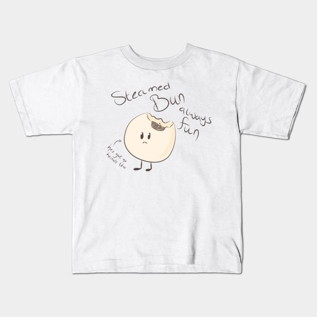 Steamed Bun Kids T-Shirt by Fotocynthese art